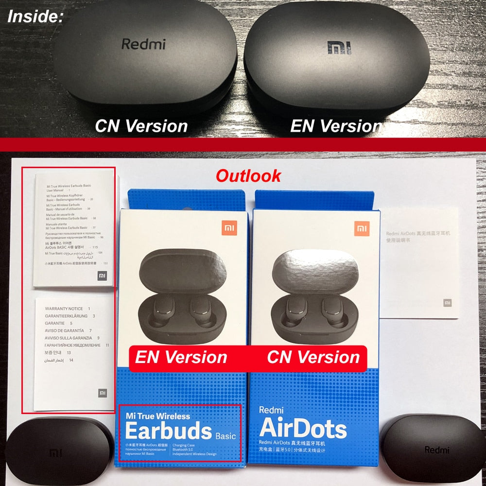 Wireless Voice control Bluetooth 5.0 Noise reduction Earphone With Touch Control