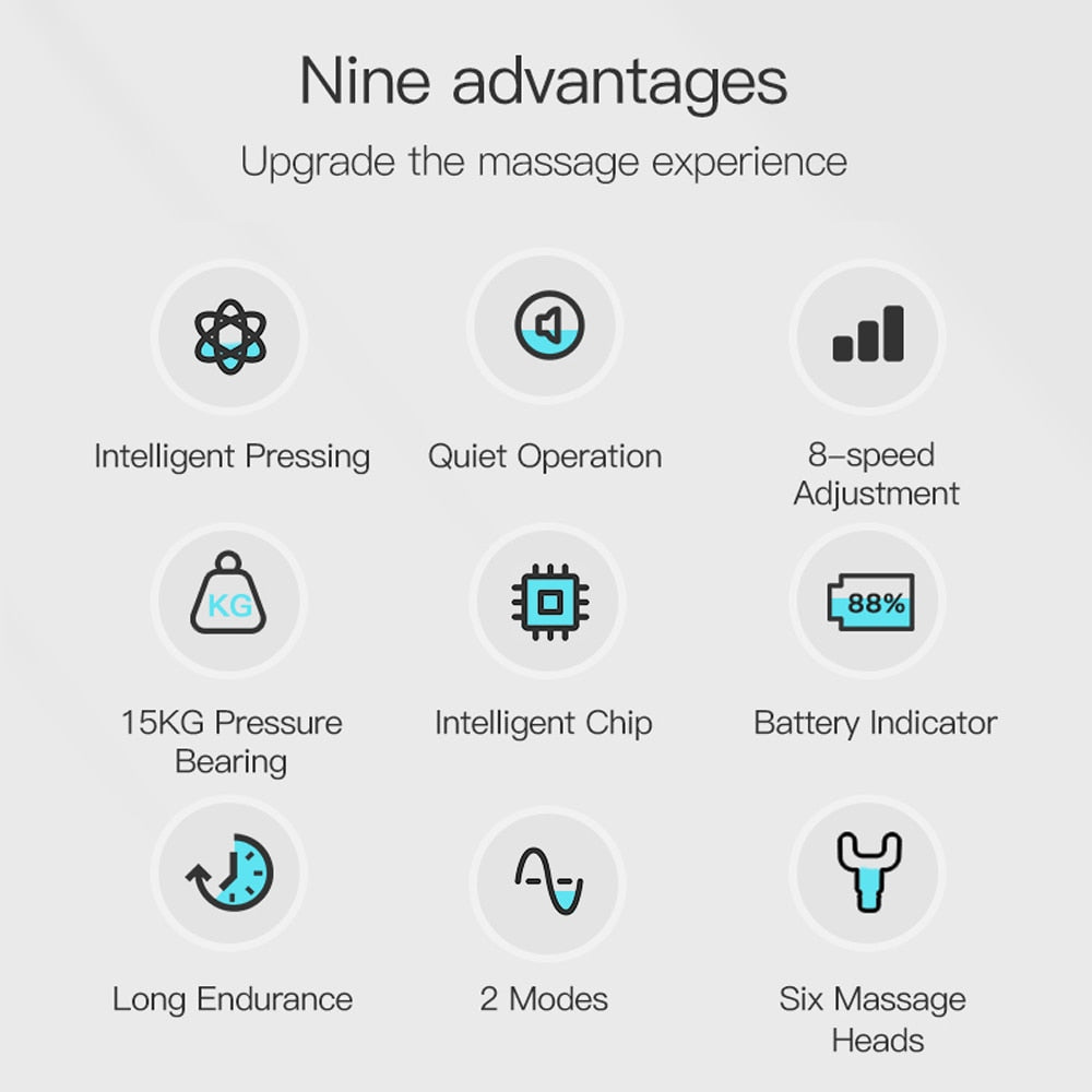 Light Saber Therapy Neck Massager, Relief from Athletic Pain, Percussion Therapy