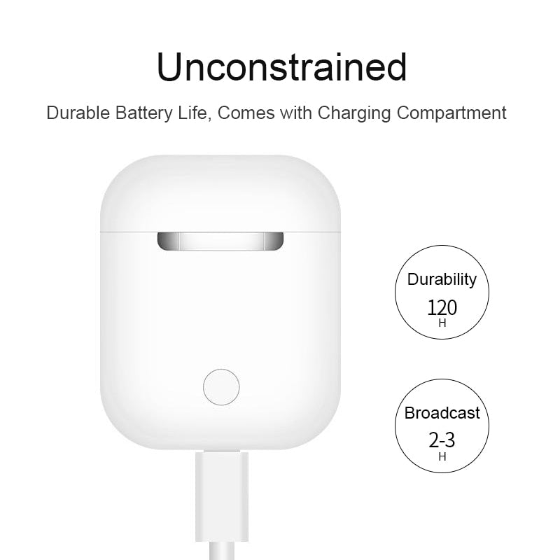 Wireless Bluetooth 5.0 Headset Mini Earphones With Microphone Sport Charging Box For Smart Phone