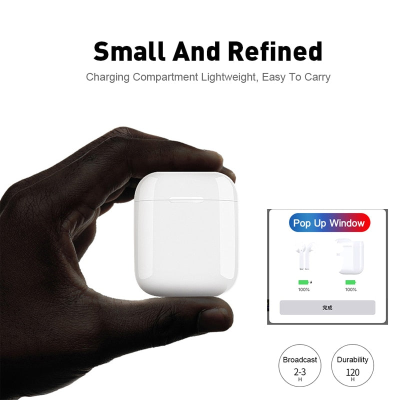 Wireless Bluetooth 5.0 Headset Mini Earphones With Microphone Sport Charging Box For Smart Phone