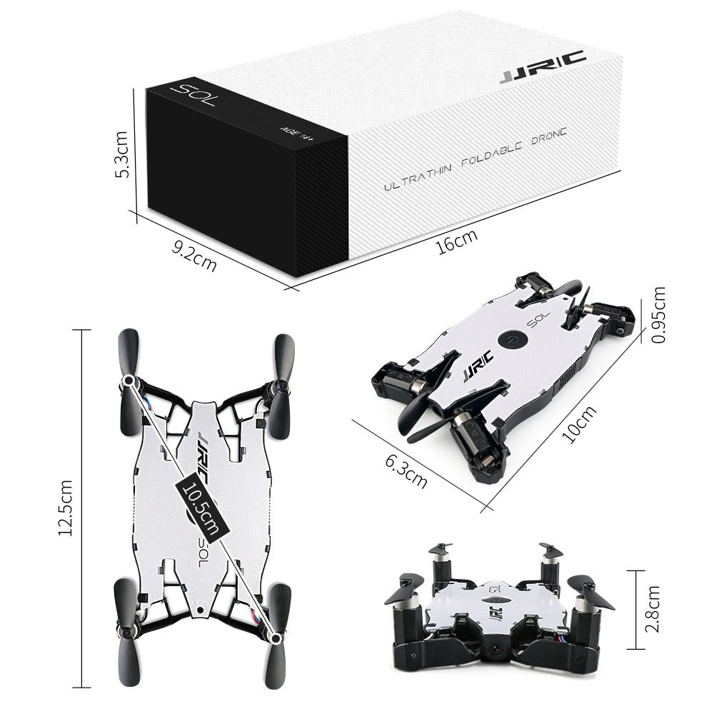 Innovative Selfie Drone, Altitude Hold, RC Ultra thin, 720P Camera with Fold-able Arms