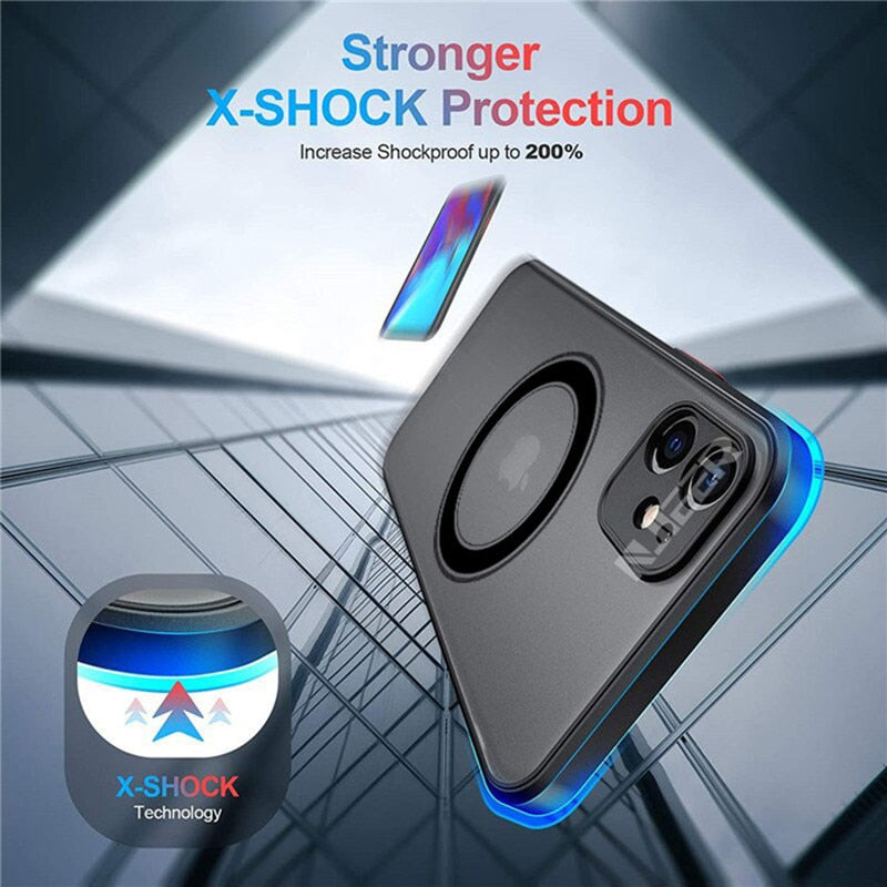 Luxury Magnetic Wireless Charge Phone Case