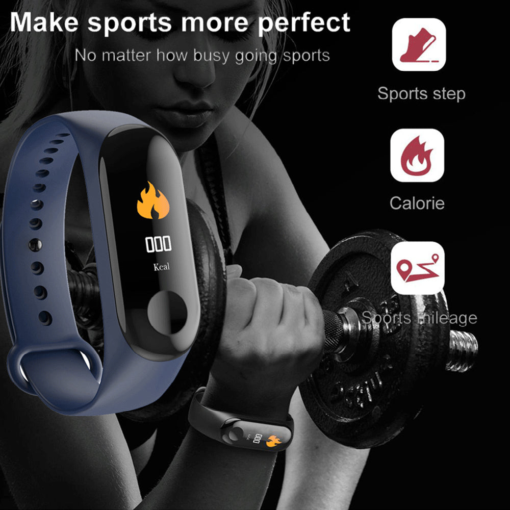 SmartWatch Bracelet Heart Rate Blood Pressure Waterproof Smart Watch