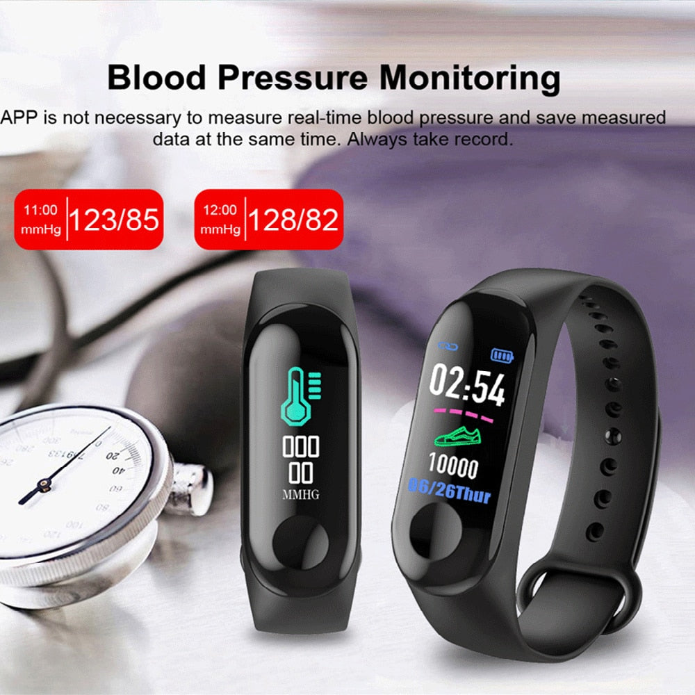 SmartWatch Bracelet Heart Rate Blood Pressure Waterproof Smart Watch