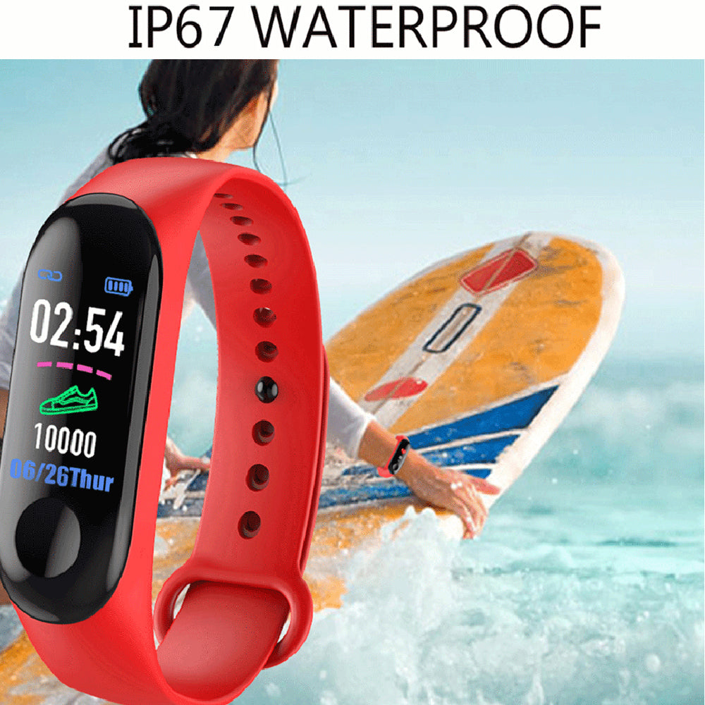 SmartWatch Bracelet Heart Rate Blood Pressure Waterproof Smart Watch