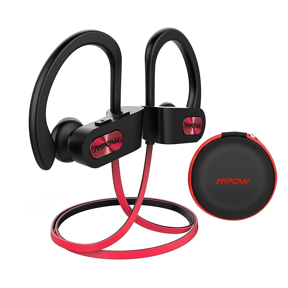 ND Flame IPX7 Waterproof Bluetooth Headphones V5.0 Earphone with Noise Canceling Mic H