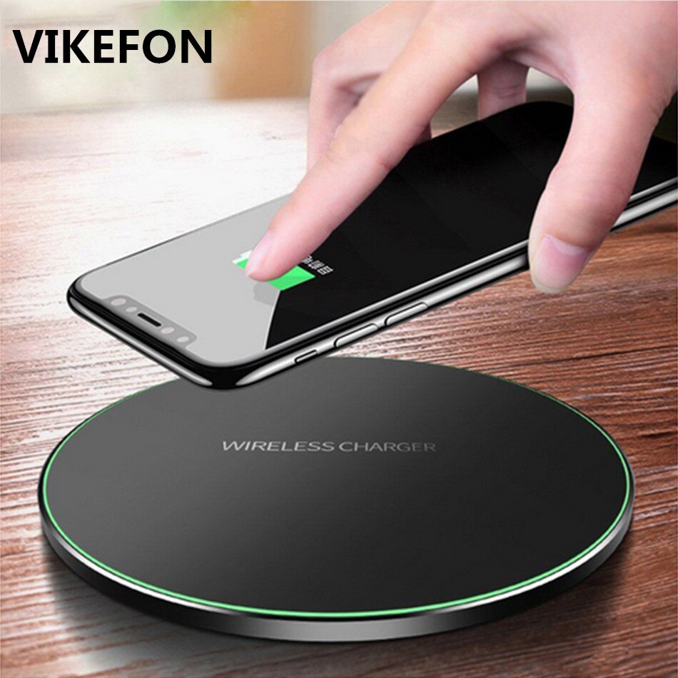 Qi Wireless Charger 10W/7.5W/5W QC3.0 Fast Phone Charger for iPhone 11 X XR XS Max Samsung S10 9 Xiaomi Wireless USB Charger Pad