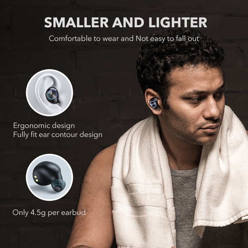 True Wireles Stereo Noise cancelling Bluetooth Earphone Wireless Earbuds|Bluetooth Earphones &amp; Headphones|