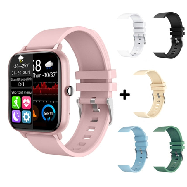 2021 Smart Watch Men Women Heart Rate Fitness Tracker Bracelet Watch Bluetooth Call Waterproof Sport Smartwatch For Android IOS|Smart Watches|