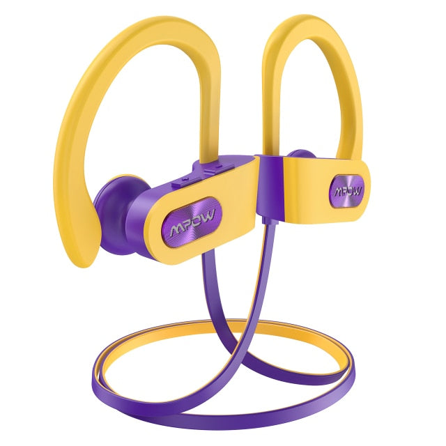 ND Flame IPX7 Waterproof Bluetooth Headphones V5.0 Earphone with Noise Canceling Mic H