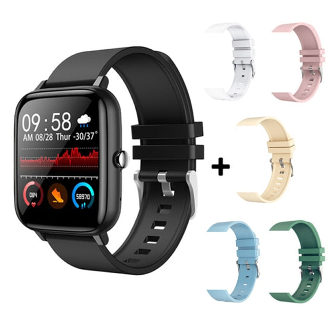 2021 Smart Watch Men Women Heart Rate Fitness Tracker Bracelet Watch Bluetooth Call Waterproof Sport Smartwatch For Android IOS|Smart Watches|