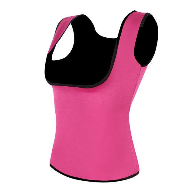 Women Neoprene Shaper Waist Trainer Push Up Vest Girdle Plus Size S-6XL
