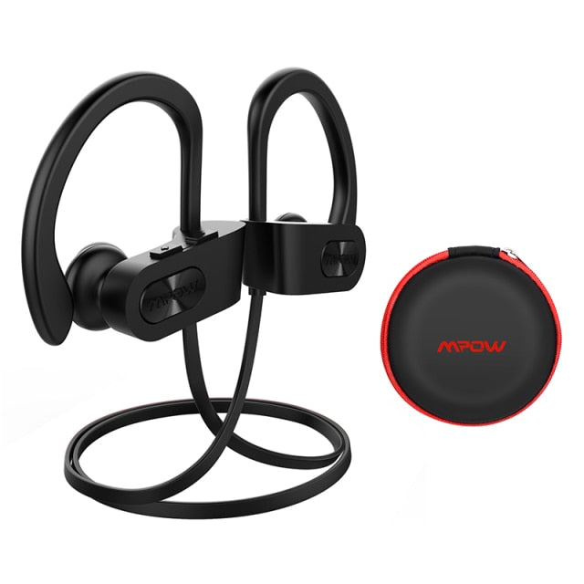 ND Flame IPX7 Waterproof Bluetooth Headphones V5.0 Earphone with Noise Canceling Mic H