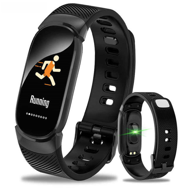 New Sports Waterproof Smart Watch Women Smart Bracelet Band Bluetooth Heart Rate Monitor Fitness Tracker Smartwatch Metal Case