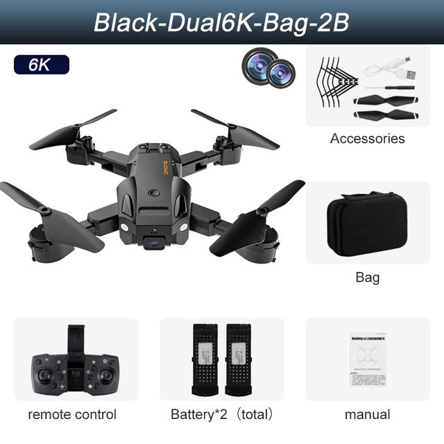 Drone with 8k Professional Double Camera 5g WIFI enabled with Obstacle Avoidance
