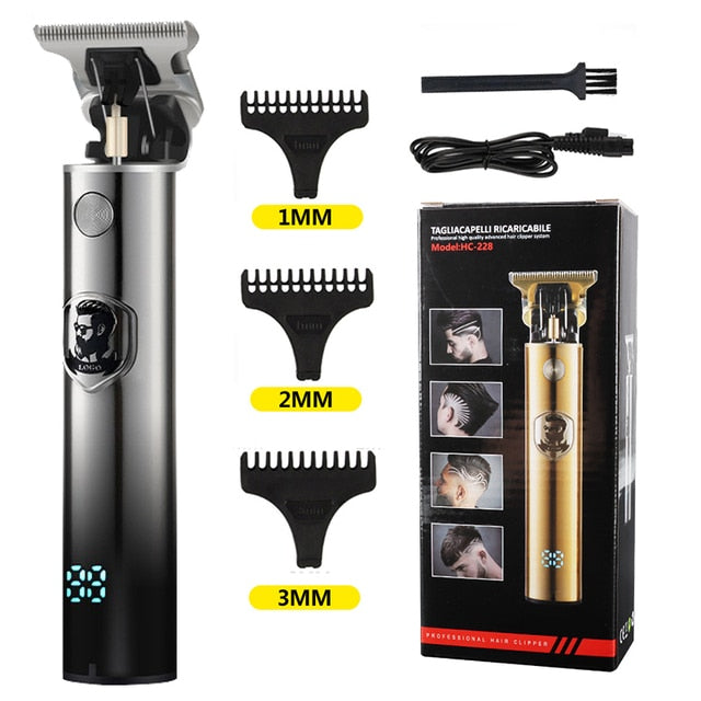 Factory Direct Sales T9 Dragon Phoenix Buddha Head Hair Clipper Electric Clipper Razor Retro Oil Head Fader Hair Trimmer Shaver - Hair Trimmers