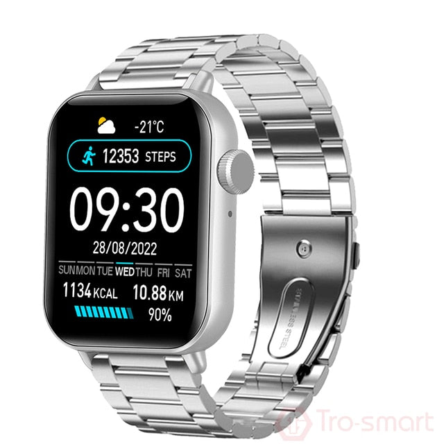 Trosmart G89 Watch Men Sports Electronic Watches Full Touch Screen Wristwatch For Men Women Waterproof Fitness Wrist Watch Mens| |