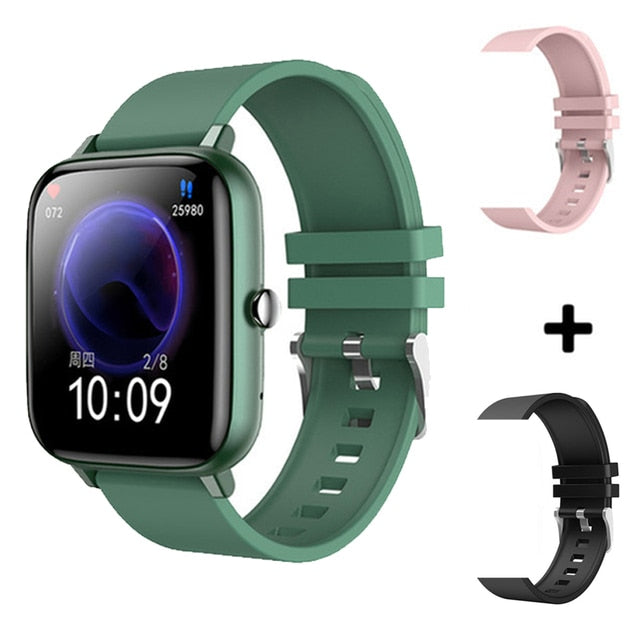 2021 Smart Watch Men Women Heart Rate Fitness Tracker Bracelet Watch Bluetooth Call Waterproof Sport Smartwatch For Android Ios - Smart Watches