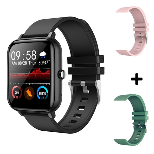 2021 Smart Watch Men Women Heart Rate Fitness Tracker Bracelet Watch Bluetooth Call Waterproof Sport Smartwatch For Android Ios - Smart Watches