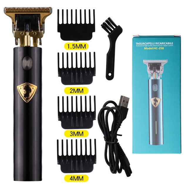Factory Direct Sales T9 Dragon Phoenix Buddha Head Hair Clipper Electric Clipper Razor Retro Oil Head Fader Hair Trimmer Shaver - Hair Trimmers